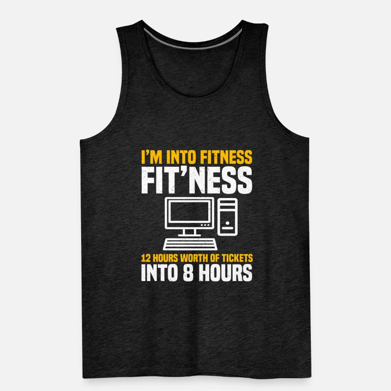 Help Desk Tech Support Männer Premium Bio Tank Top