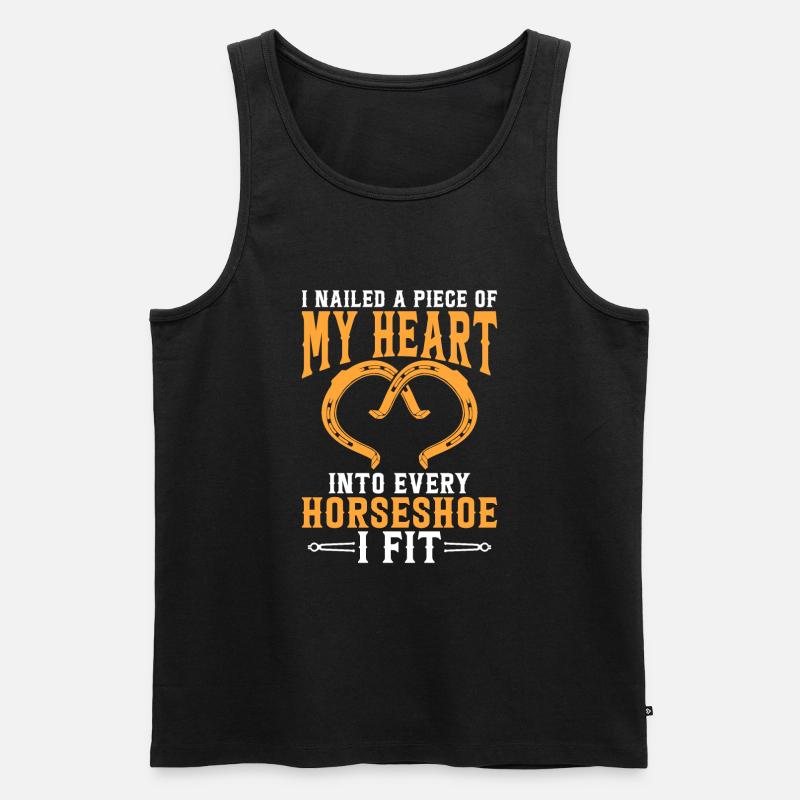 Farrier - Männer Premium Bio Tank Top - Schwarz