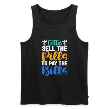 Pharmacist Pharmacy Tech - Männer Premium Bio Tank Top - Schwarz - Vorne - Michal (187cm)