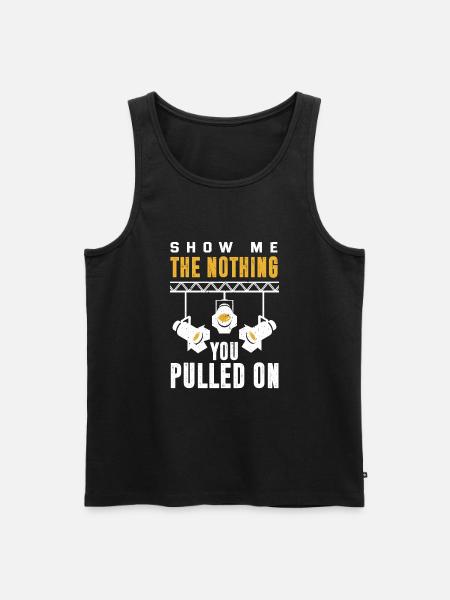 Funny Lighting Technician - Men's Premium Organic Tank Top - black
