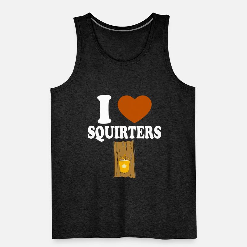 Maple syrup making maple tapping Men's Premium Organic Tank Top