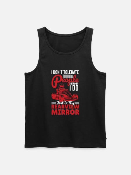 Go Kart Racing Karting - Herre Premium økologisk tanktop - sort