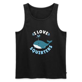 Marine biologist - Männer Premium Bio Tank Top - Schwarz - Vorne - AI Model Male 178 light (178cm)