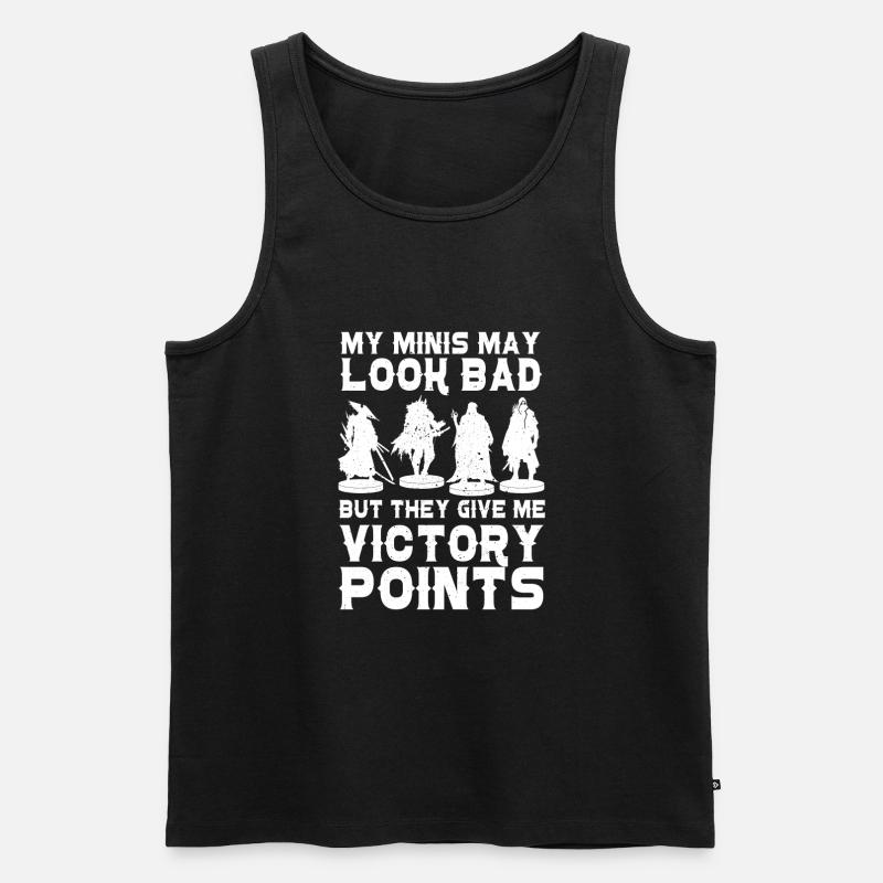 Tabletop Wargaming Miniatures Painter - Men's Premium Organic Tank Top - black