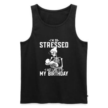 Doula Birth Worker Midwife - Men's Premium Organic Tank Top - black - Front - AI Model Male 178 light (178cm)
