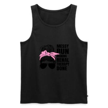 Kidney dialysis dialysis patient - Men's Premium Organic Tank Top - black - Front - AI Model Male 178 light (178cm)