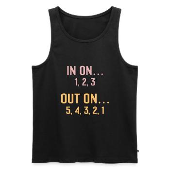 Doula Birth Worker Midwife - Men's Premium Organic Tank Top - black - Front - AI Model Male 178 light (178cm)