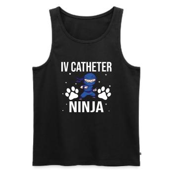 Veterinary Technician Vet Tech - Männer Premium Bio Tank Top - Schwarz - Vorne - AI Model Male 178 light (178cm)