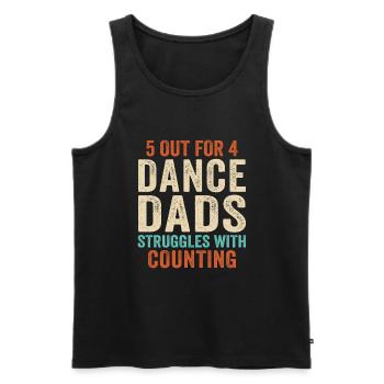 Dance Dad - Männer Premium Bio Tank Top - Schwarz - Vorne - Michal (187cm)