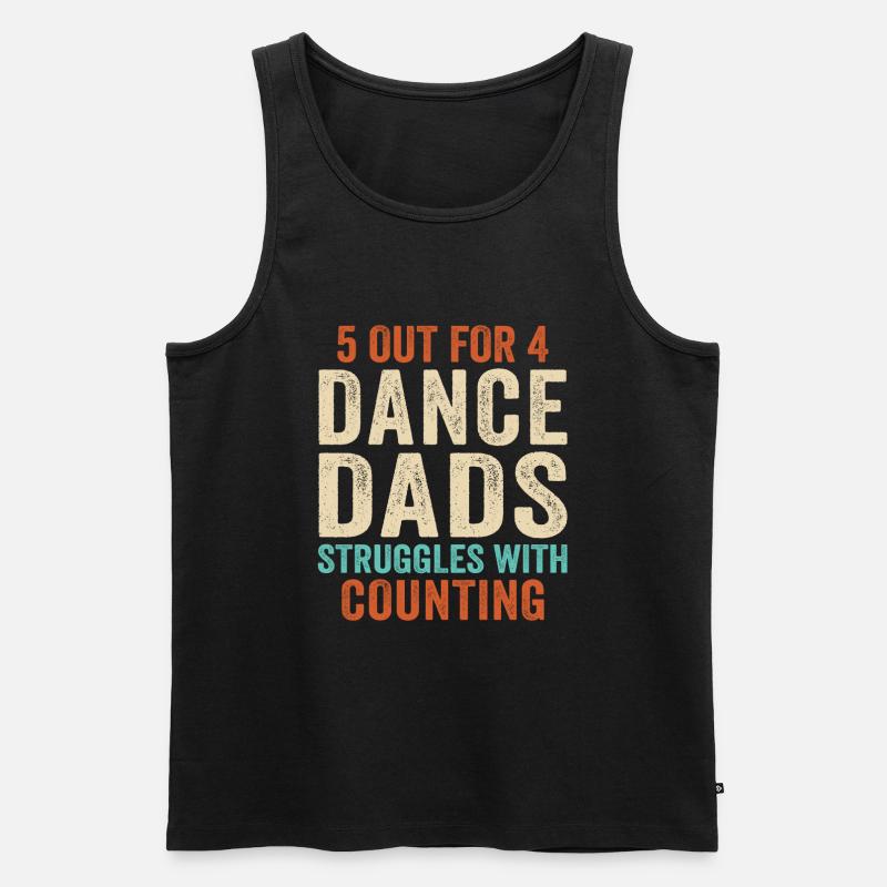 Dance Dad - Männer Premium Bio Tank Top - Schwarz