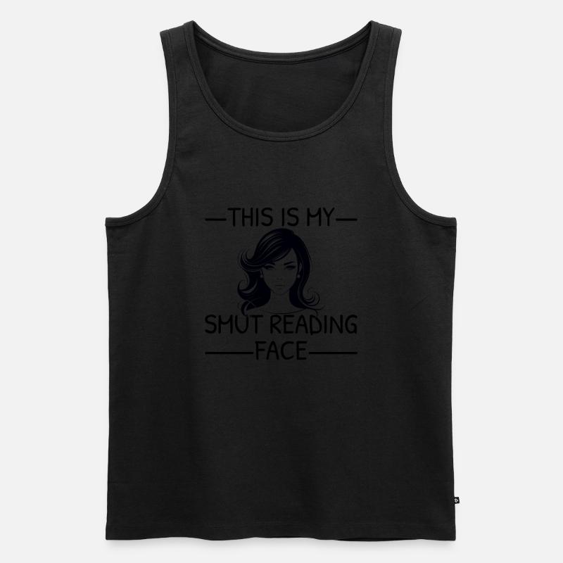 Dark Romance Smut Reader - Men's Premium Organic Tank Top - black