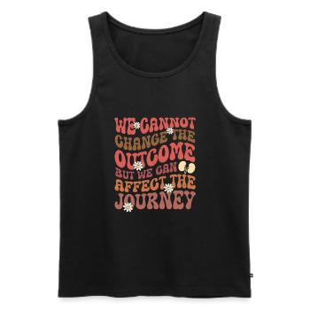Peritoneal Dialysis Nurse - Men's Premium Organic Tank Top - black - Front - Michal (187cm)