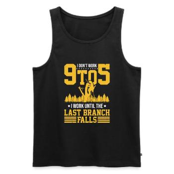 Arborist Tree trimmer - Männer Premium Bio Tank Top - Schwarz - Vorne - AI Model Male 178 light (178cm)