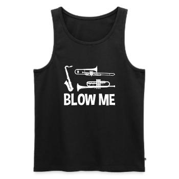 Ska dad ska music - Männer Premium Bio Tank Top - Schwarz - Vorne - AI Model Male 178 light (178cm)