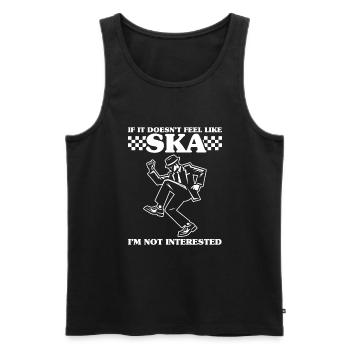 Ska dad ska music - Männer Premium Bio Tank Top - Schwarz - Vorne - AI Model Male 178 light (178cm)