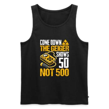 Nuclear engineering engineer - Männer Premium Bio Tank Top - Schwarz - Vorne - AI Model Male 178 light (178cm)