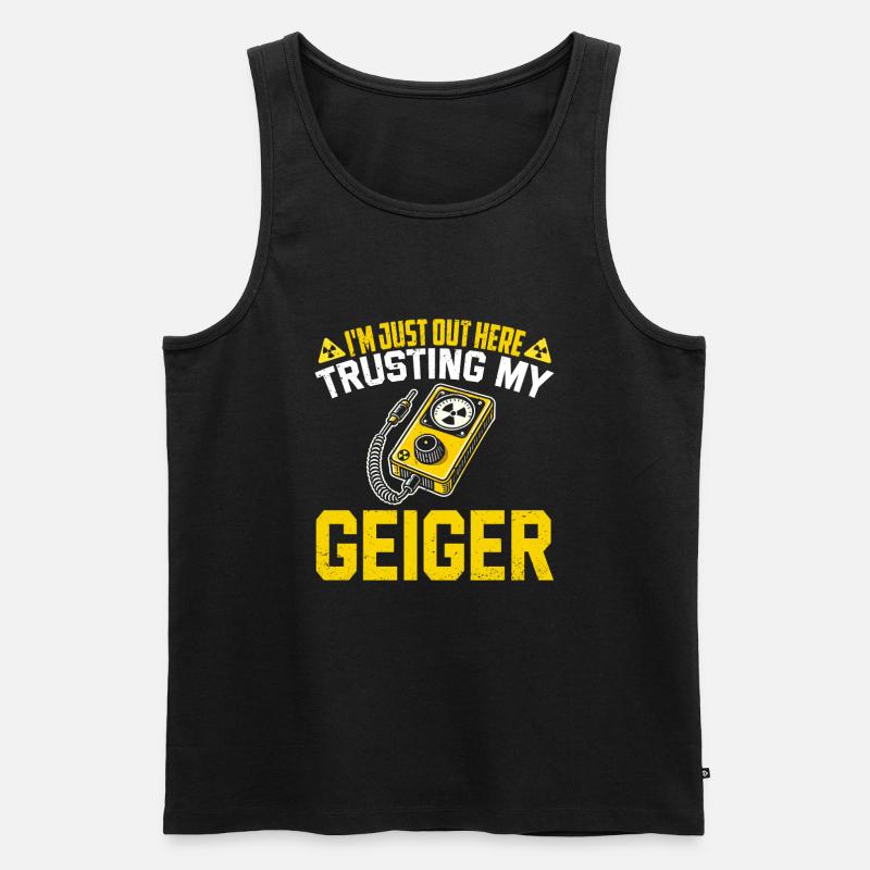 Nuclear engineering engineer - Männer Premium Bio Tank Top - Schwarz