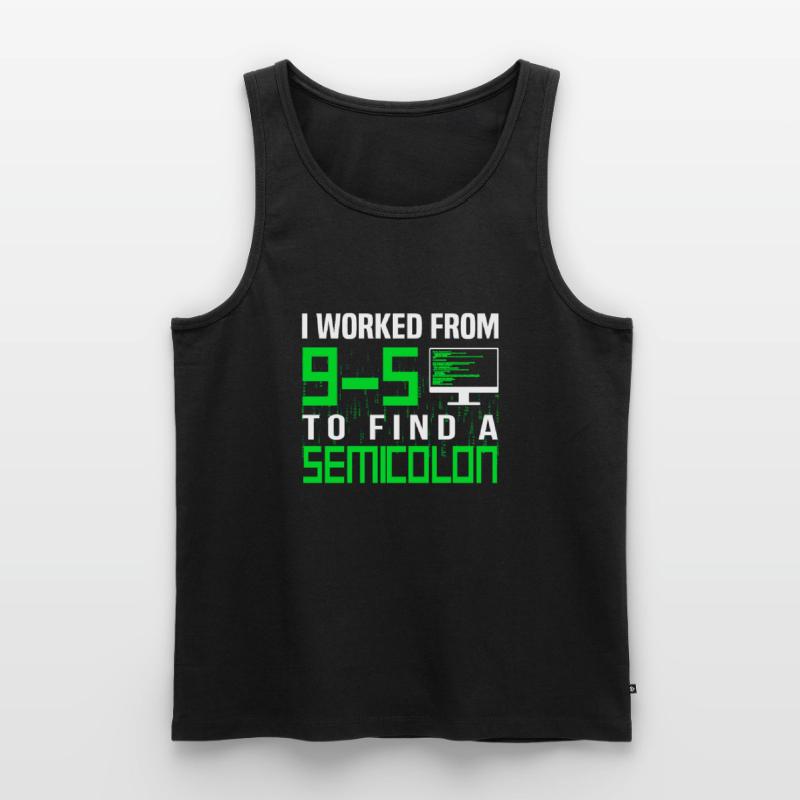 Programmer Developer Coding Coder Männer Premium Bio Tank Top