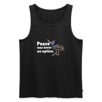 Guinea Hen Guinea Fowl - Männer Premium Bio Tank Top - Schwarz - Vorne - AI Model Male 178 light (178cm)