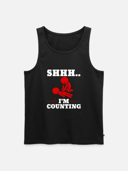 CPR Instructor - Männer Premium Bio Tank Top - Schwarz