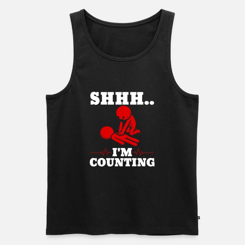 CPR Instructor - Männer Premium Bio Tank Top - Schwarz