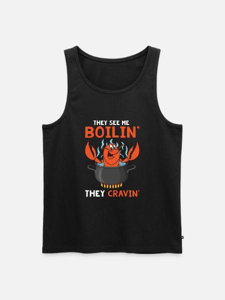 Crawfish Hot Tub - Männer Premium Bio Tank Top - Schwarz