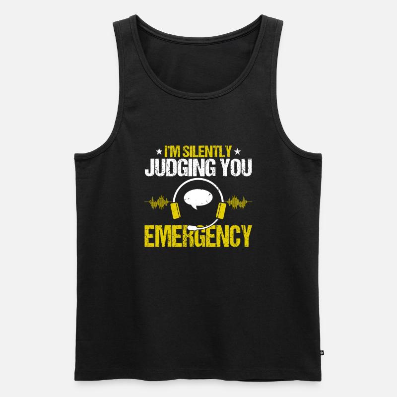 Dispatch Operator - Men's Premium Organic Tank Top - black