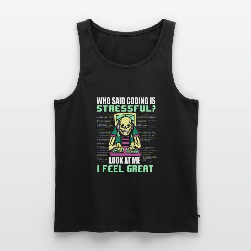 Computer Programmer Computer Programming Men's Premium Organic Tank Top