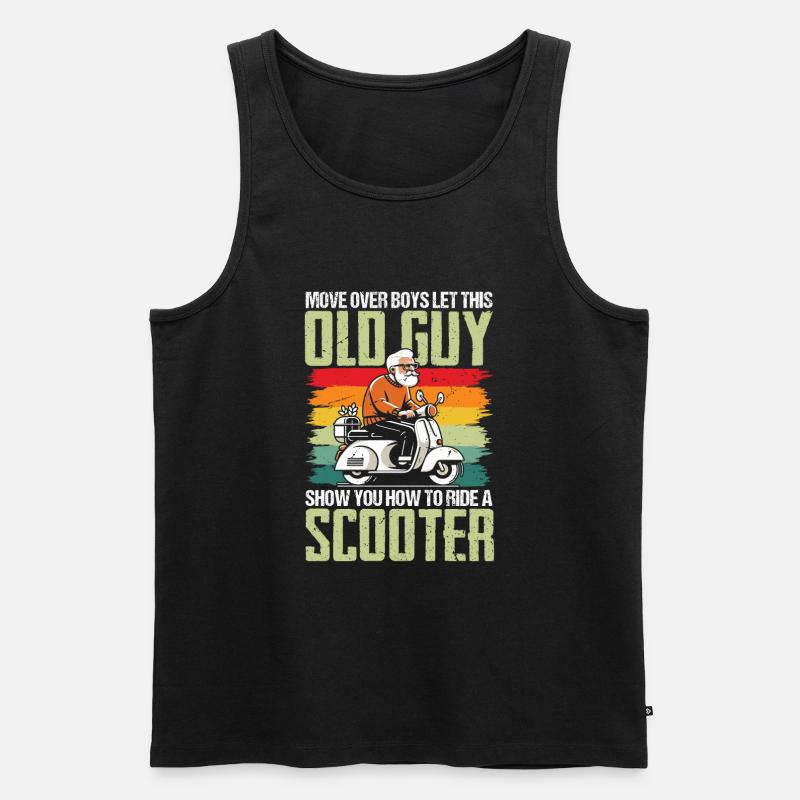 Scooter - Männer Premium Bio Tank Top - Schwarz