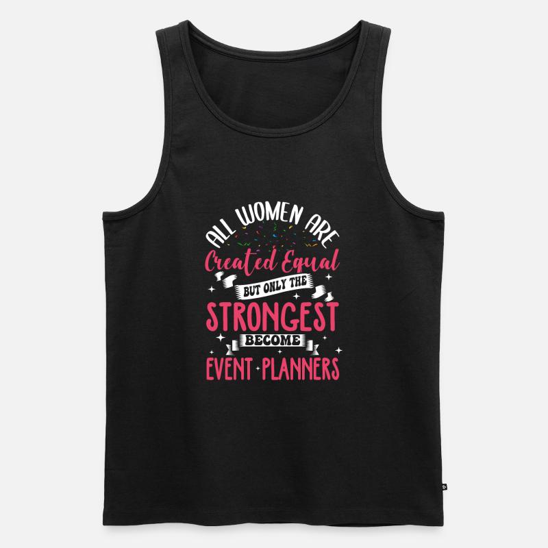 Event Planner - Männer Premium Bio Tank Top - Schwarz