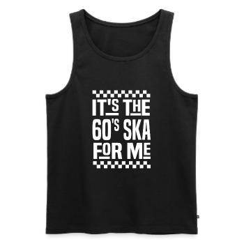 Ska dad ska music - Männer Premium Bio Tank Top - Schwarz - Vorne - AI Model Male 178 light (178cm)