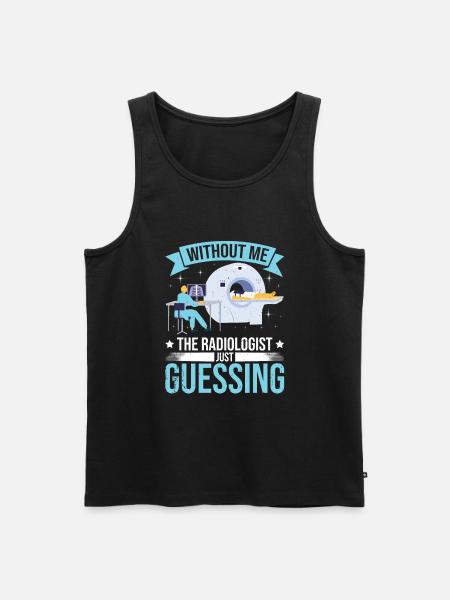 CT Tech Computed Tomography - Men's Premium Organic Tank Top - black