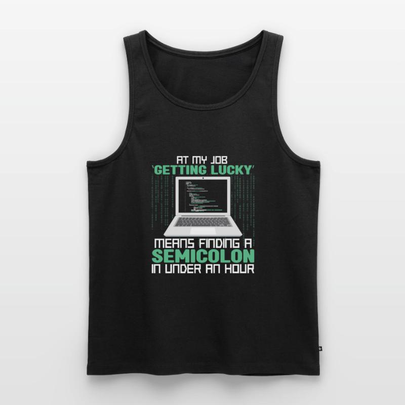 Programmer Developer Coding Coder Männer Premium Bio Tank Top