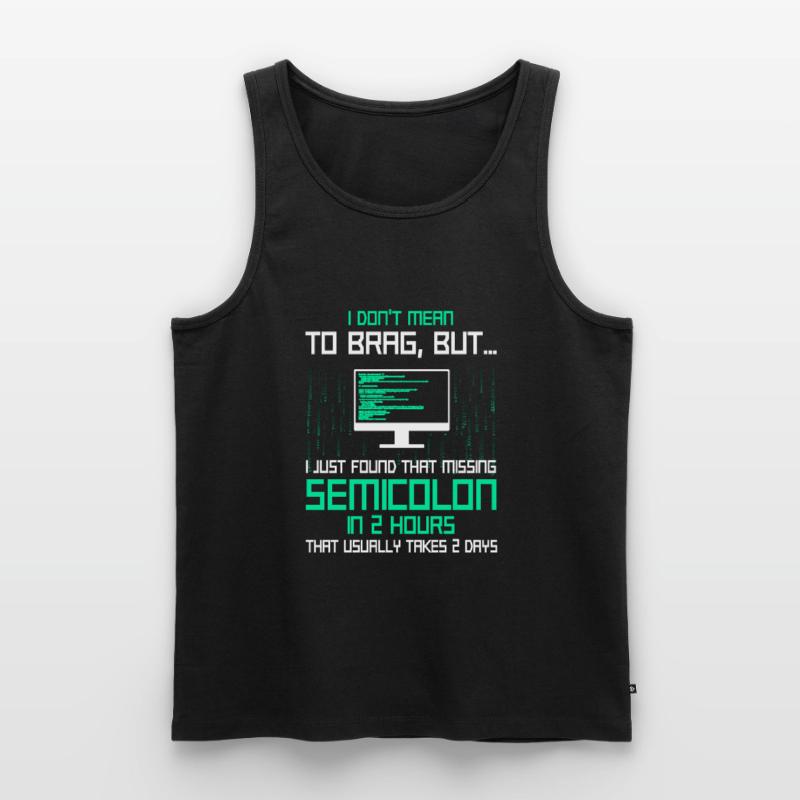 Programmer Developer Coding Coder Männer Premium Bio Tank Top