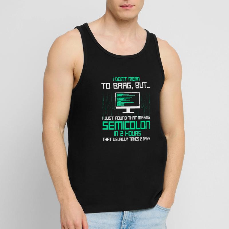 Programmer Developer Coding Coder Männer Premium Bio Tank Top