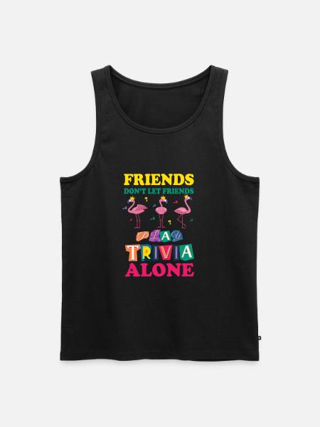 Trivia Night Host - Männer Premium Bio Tank Top - Schwarz