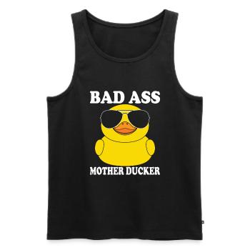 Rubber Duck Ducky Duckling - Männer Premium Bio Tank Top - Schwarz - Vorne - AI Model Male 178 light (178cm)