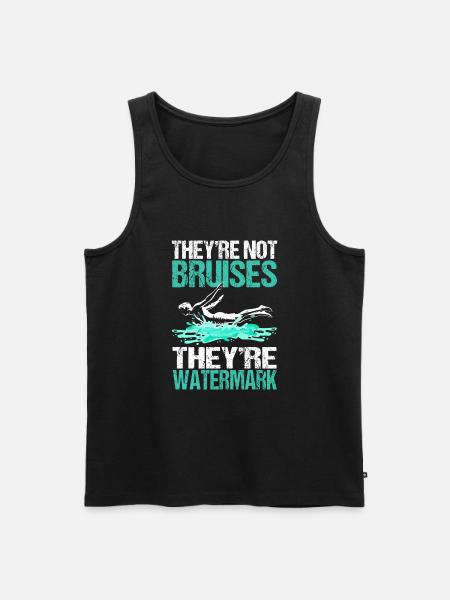 Bellyflop Belly Flop - Männer Premium Bio Tank Top - Schwarz