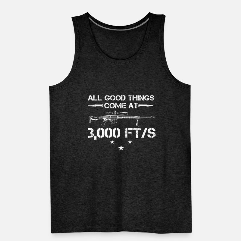 Long Range Shooting rifle shooting Men's Premium Organic Tank Top