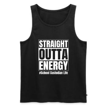 School Custodian - Männer Premium Bio Tank Top - Schwarz - Vorne - Michal (187cm)