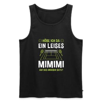 Tennisbälle Tennissport Tenniszubehör Sport Tennis - Männer Premium Bio Tank Top - Schwarz - Vorne - Michal (187cm)