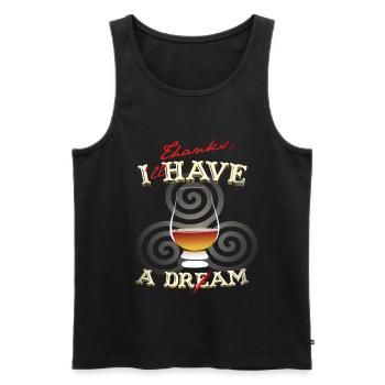 Dram witziger Whisky Spruch - Männer Premium Bio Tank Top - Schwarz - Vorne - AI Model Male 178 light (178cm)