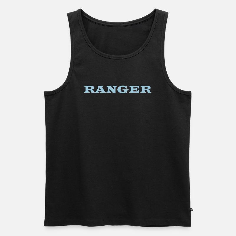 RANGER - Männer Premium Bio Tank Top - Schwarz