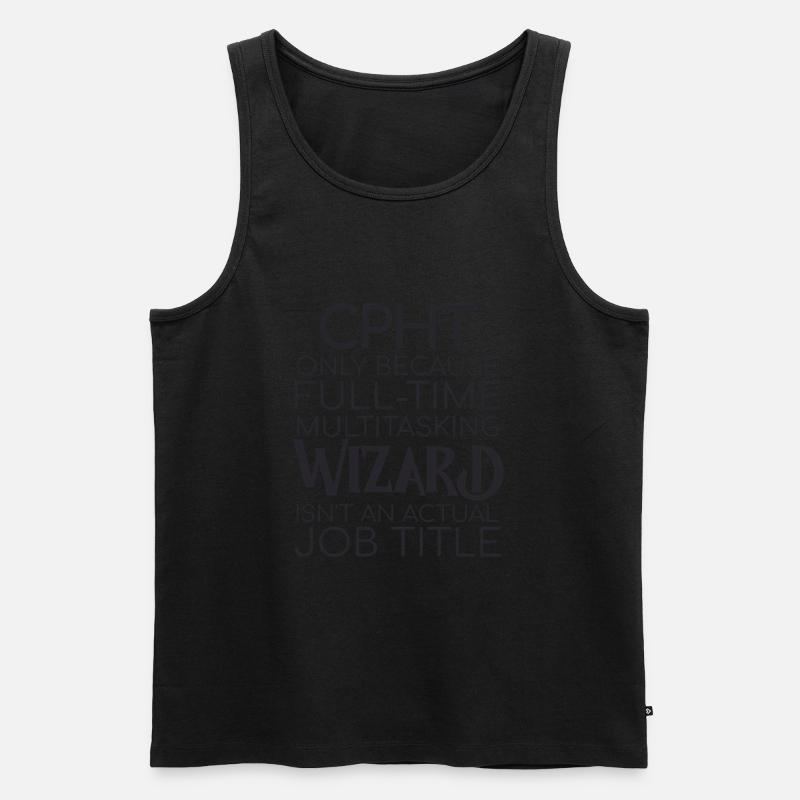 CPhT Wizard Pharmacy - Männer Premium Bio Tank Top - undefined