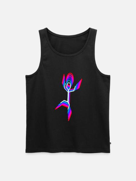 Dancer Dancer - Men's Premium Organic Tank Top - black