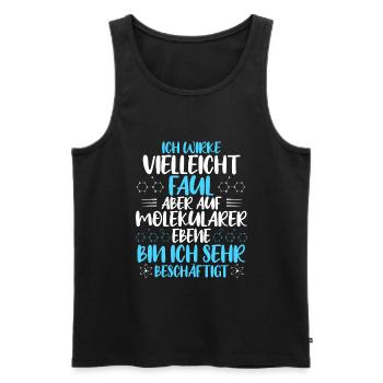 Biochemie Biologie Biochemiker Biologe Geschenk - Männer Premium Bio Tank Top - Schwarz - Vorne - Michal (187cm)