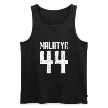 Malatya 44 Türkei Turkiye Geschenk Urlaub TR Türk - Männer Premium Bio Tank Top - Schwarz - Vorne - AI Model Male 178 light (178cm)