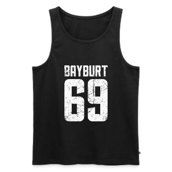 Bayburt 69 Türkei Turkiye Geschenk Urlaub Türk TR - Männer Premium Bio Tank Top - Schwarz - Vorne - AI Model Male 178 light (178cm)
