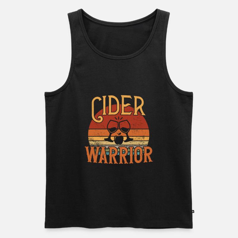 Cider Warrior / Cider - Männer Premium Bio Tank Top - Schwarz