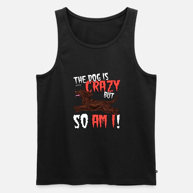 cockercrazy2 - Männer Premium Bio Tank Top - Schwarz